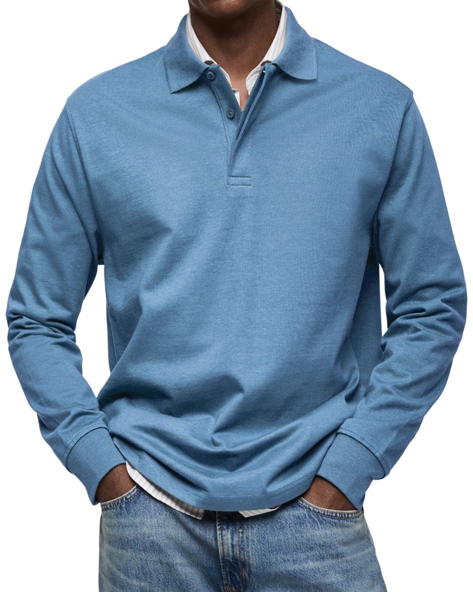 Alexandre | Casual Long Sleeve Polo - Barbara New York