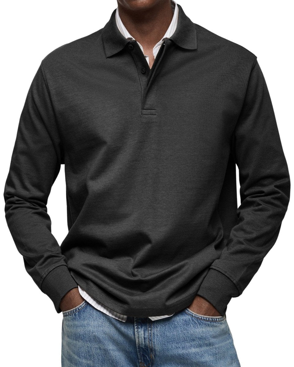 Alexandre | Casual Long Sleeve Polo - Barbara New York