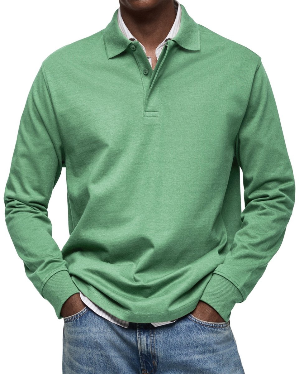 Alexandre | Casual Long Sleeve Polo - Barbara New York