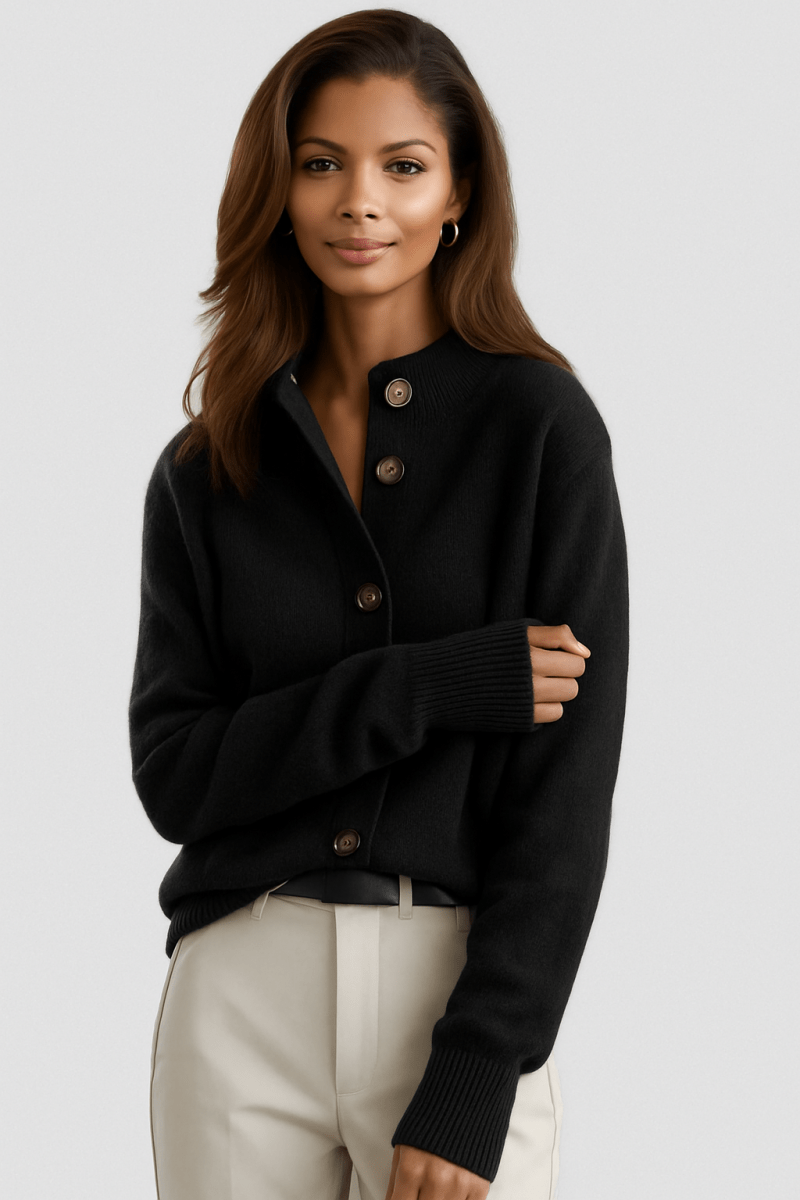SOFIA BUTTON CARDIGAN - Barbara New York