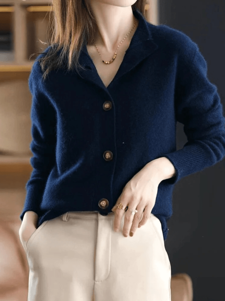 SOFIA BUTTON CARDIGAN - Barbara New York