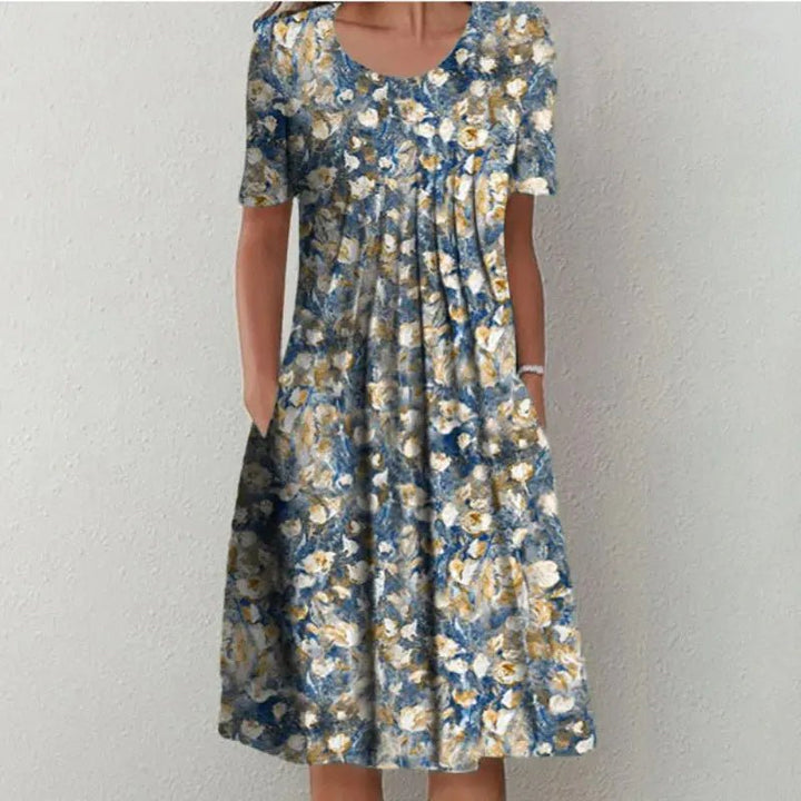 Grace | Easy Bloom Floral Pocket Midi Dress
