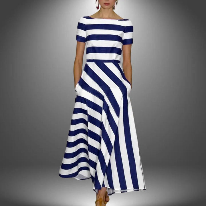 Olivia | Relaxed Abstract Print Tapered Pants