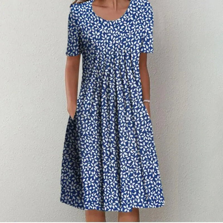 Maisie | Soft Pleated Floral Day Dress