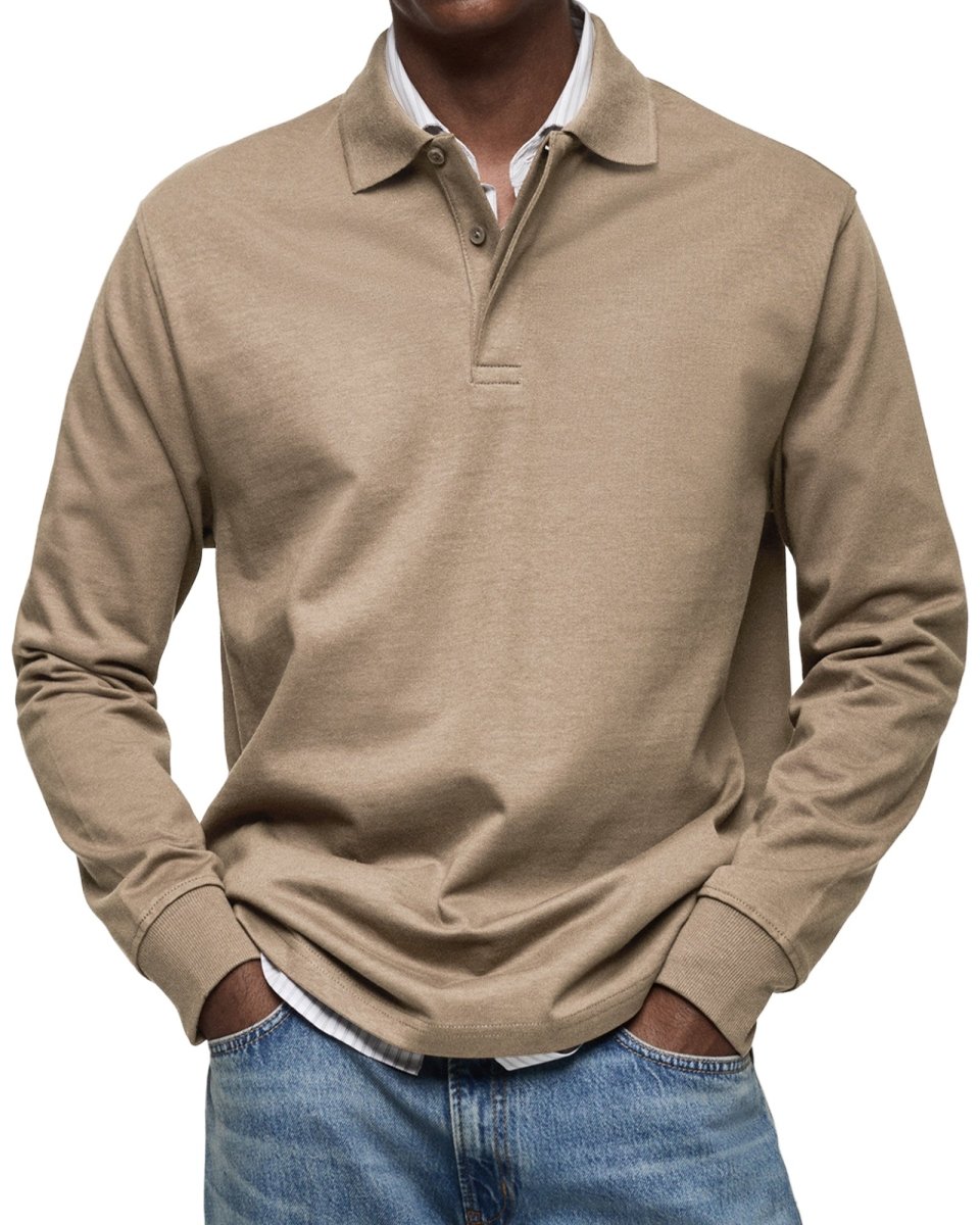 Alexandre | Casual Long Sleeve Polo - Barbara New York