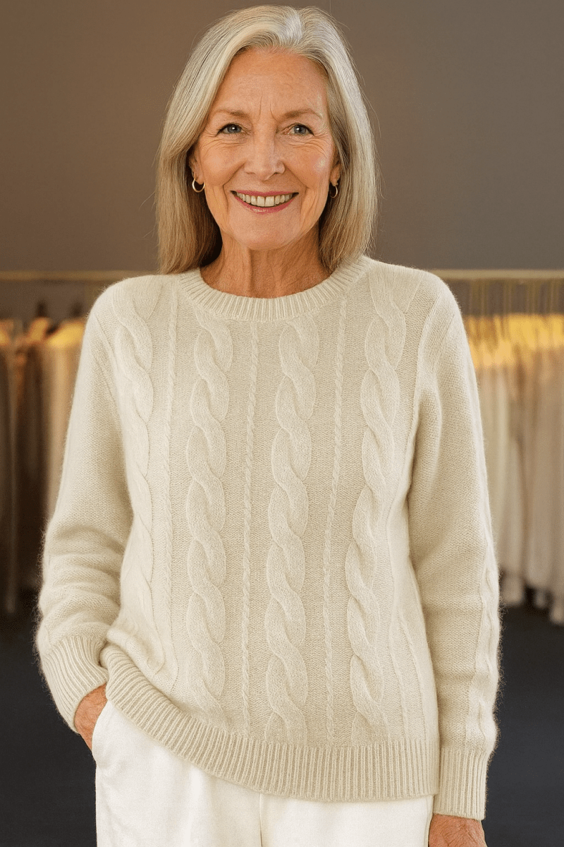 Alida | Elegant Knit Sweater - Barbara New York