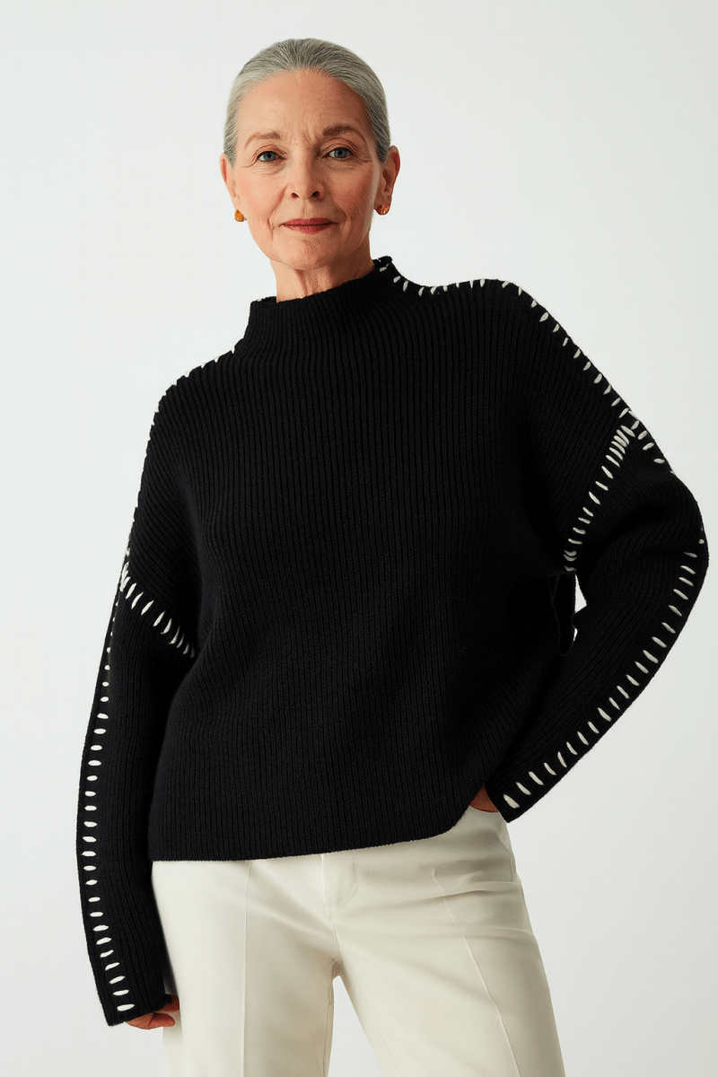 Alma | Knitted Sweater - Barbara New York