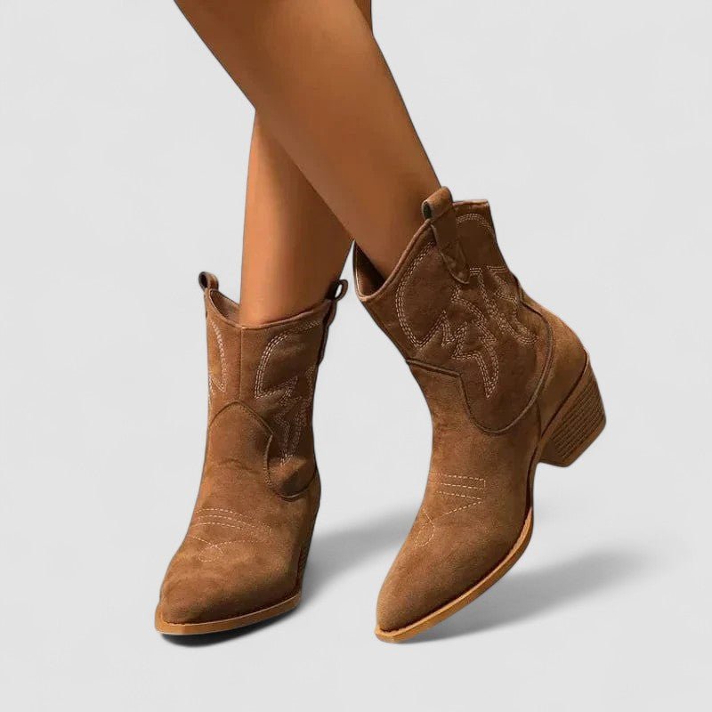 Lillian™ – Orthopedic Western Boots - Barbara New York