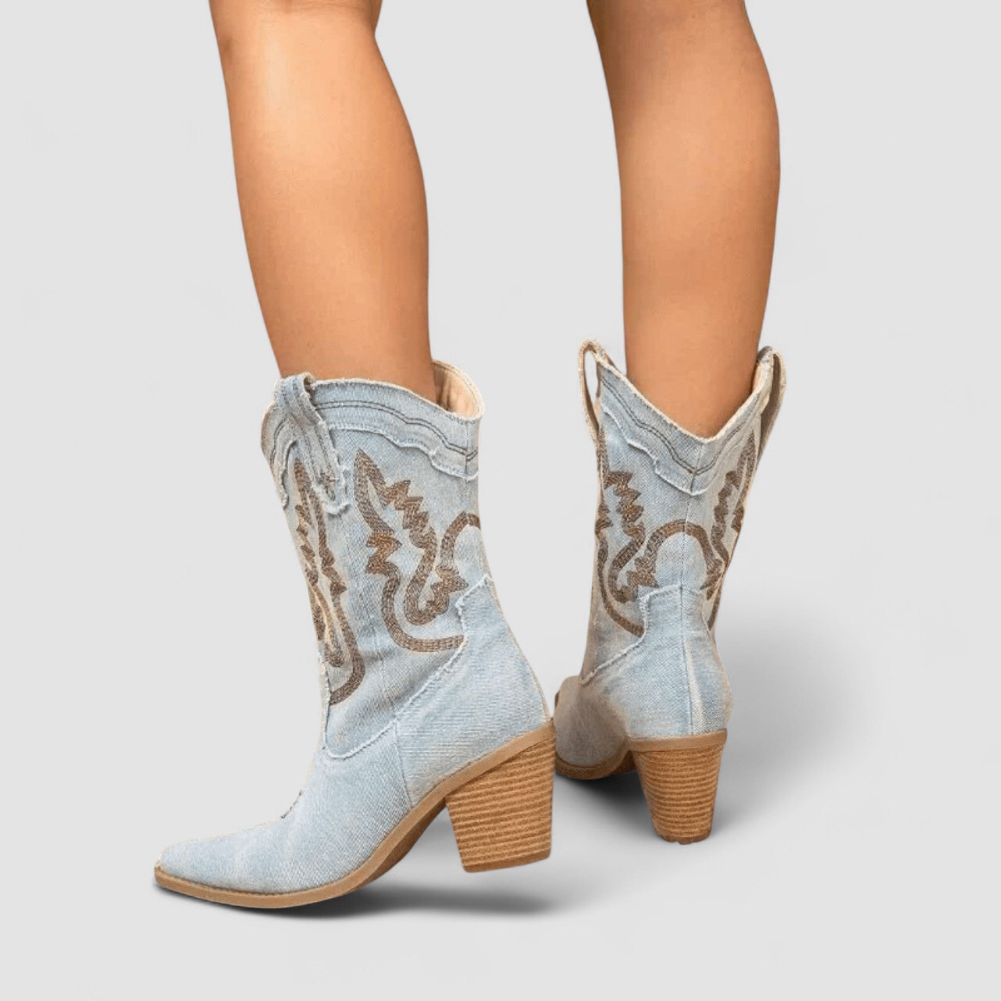Selena™ – Orthopedic Denim Ankle Boots