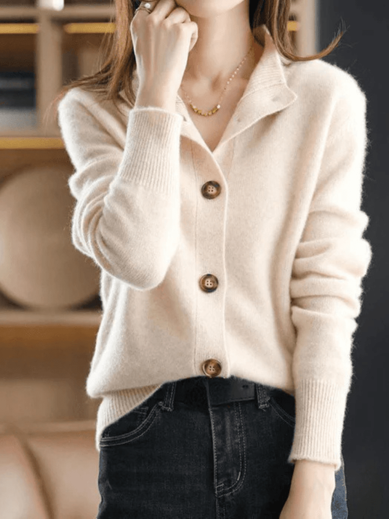 SOFIA BUTTON CARDIGAN - Barbara New York