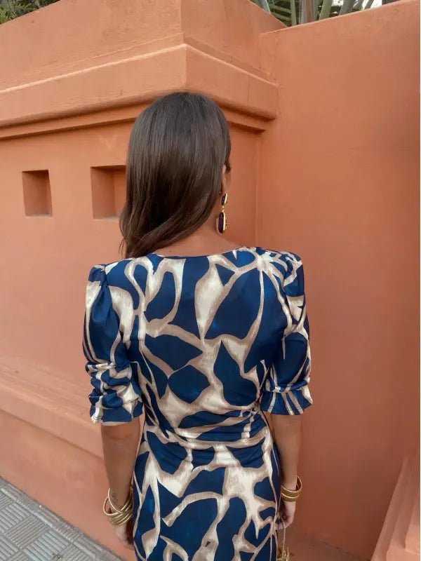 Sienna | Luxe Twist-Front Cutout Midi Dress